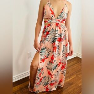 Flowery dress for summer